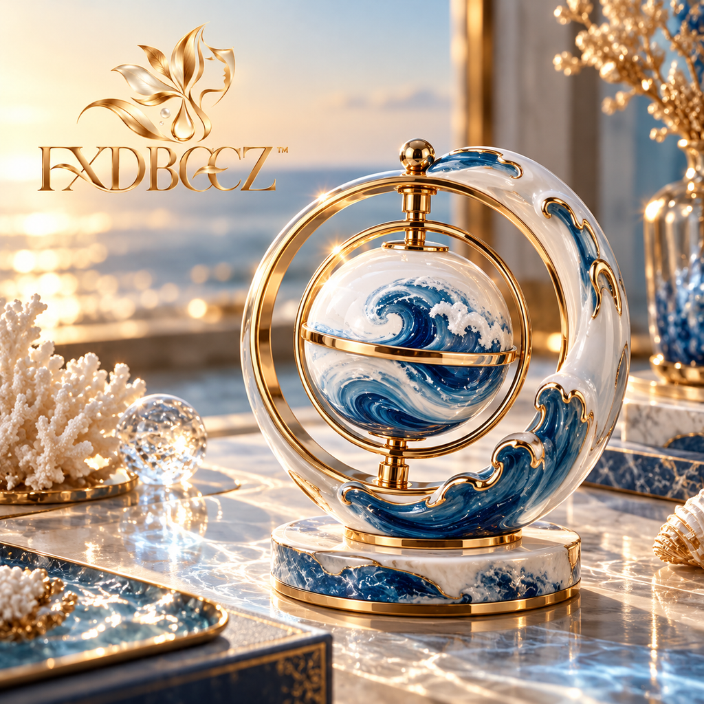 fxdbccz™ Ocean Wave Ceramic Gyro